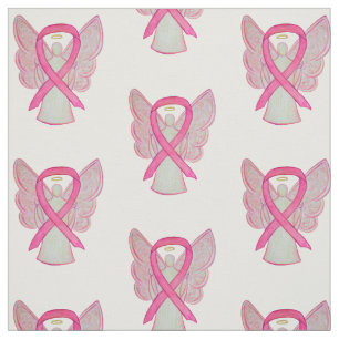 Tissu Sensibilisation au rose Ruban Cancer du sein Maté