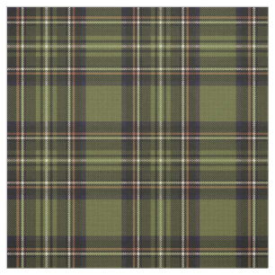 Tissu Sépia 5 plaid vert/bleu/orange/blanc/noir d'Odee