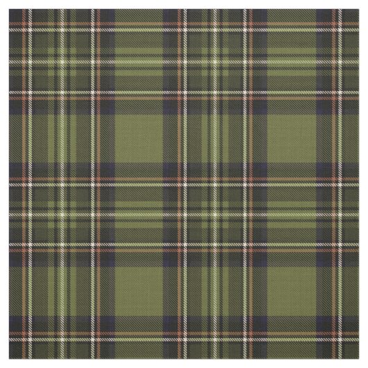 Tissu Sépia 5 plaid vert/bleu/orange/blanc/noir d'Odee (Échantillon)
