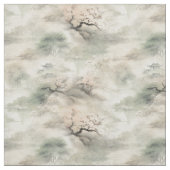 Tissu Serene Tranquillité thème japonais (Échantillon)