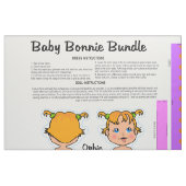 TISSU SÉRIE MIGNONNE DE PAQUET DE BÉBÉ (Fat Quarter)