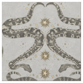 Tissu serpent céleste argenté (Fermer)