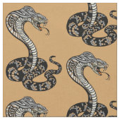 Tissu serpent de cobré (Fermer)