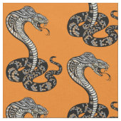 Tissu serpent de cobré (Fermer)