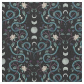 Tissu Serpents en phase lunaire (fermé)