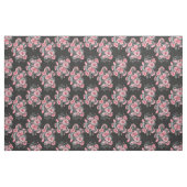 Tissu Serpents et roses de pêche (Yard)
