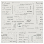 Tissu Service de mini-messages de machine à écrire (Fermer)