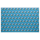 Tissu Shadow Camel on Blue (Fat Quarter)