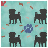 Tissu Shadow pug (Fermer)