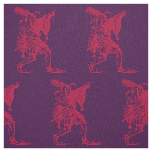 Tissu Shakespearean Jester (Échantillon)
