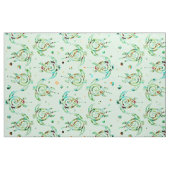 Tissu Shamanic Sea Turtle seamless pattern + your backg. (Fat Quarter)