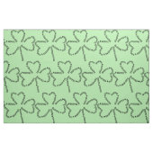 Tissu Shamrock de texte Bagpipes (Fat Quarter)