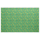 tissu shamrock doré st patrick (Fat Quarter)