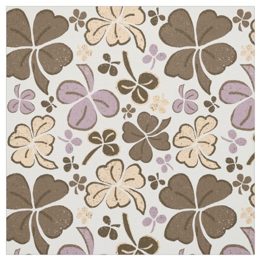 Tissu Shamrock Motif de la St Patrick`s Day (Échantillon)