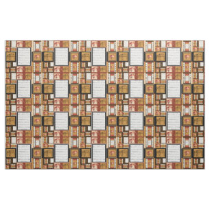 Tissu Sheet Music Antique Piano Ebony Toile ivoire Keys