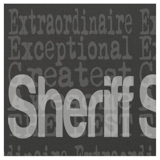Tissu Sheriff Extraordinaire (Fermer)
