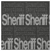 Tissu Sheriff Extraordinaire (Échantillon)