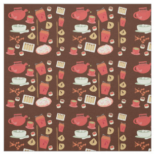 Tissu Si mignon et Dim Sum