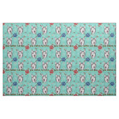 Tissu Siberian Husky - Personnaliser (Fat Quarter)