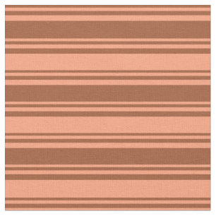 Tissu Sienna et Saumon clair Motif couleur