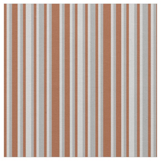 Tissu Sienna, Lignes gris clair et gris foncé (Fermer)