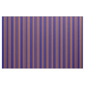 Tissu Sienne et bandes bleu foncé (Fat Quarter)