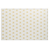 Tissu SIGNE D'Astrologie Gemini D'OR (Yard)