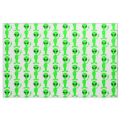 Tissu signe de paix alien mignon (Fat Quarter)