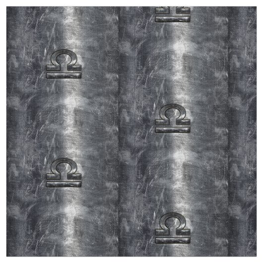 Tissu Signe métallique de zodiaque de Balance de style (Échantillon)