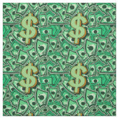 Tissu signe riche en dollars (Échantillon)