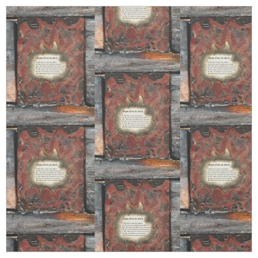 Tissu Signes De La Terre (Échantillon)