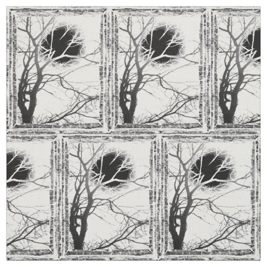 Tissu Silhouette au clair de lune (Échantillon)