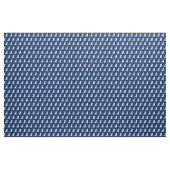 Tissu Silhouette Chien Silhouette Marine Bleu (Yard)