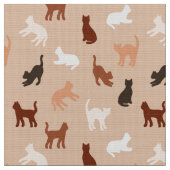 Tissu Silhouette de chat (Fermer)