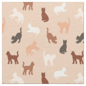 Tissu Silhouette de chat (Détail)