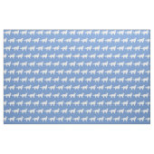 Tissu Silhouette de chien Border Collie bleu clair (Fat Quarter)