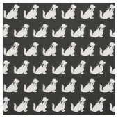 Tissu Silhouette de chien Cocker Spaniel Animal de compa (Échantillon)