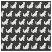 Tissu Silhouette de chien Cocker Spaniel Animal de compa (Échantillon)