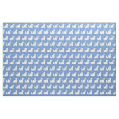 Tissu Silhouette de chien Cocker Spaniel bleu clair (Fat Quarter)