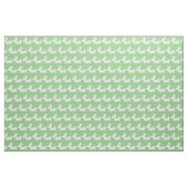 Tissu Silhouette de chien Cocker Spaniel vert sauge (Fat Quarter)