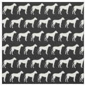 Tissu Silhouette de Chien Danois (Échantillon)