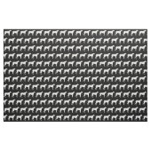 Tissu Silhouette de Chien Danois (Fat Quarter)