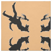 Tissu Silhouette de chien de berger (Échantillon)
