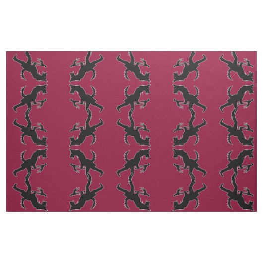Tissu Silhouette de chien de berger (Fat Quarter)
