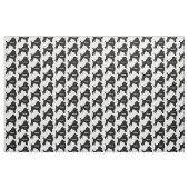 Tissu Silhouette de chien de caniche sur mesure (Yard)