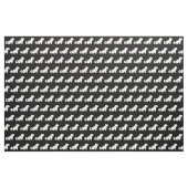 Tissu Silhouette de chien maltais (Fat Quarter)
