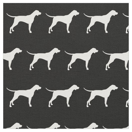 Tissu Silhouette de chien Pointer Animal de compagnie (Fermer)