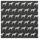 Tissu Silhouette de chien Pointer Animal de compagnie (Échantillon)