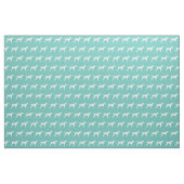 Tissu Silhouette de chien Pointer sarcelle pour animaux (Fat Quarter)