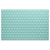 Tissu Silhouette de chien Pointer Teal (Fat Quarter)